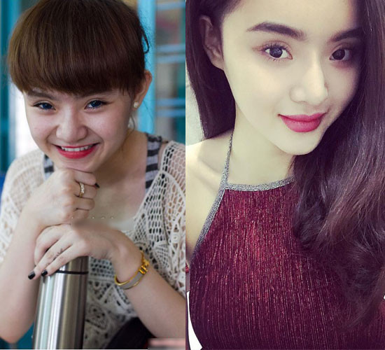 Em gái Angela Phương Trinh tên là Phương Trang, chỉ kém cô chị 1 tuổi (sinh năm 1996). Từ một cô nàng tuổi teen không nổi bật, Phương Trang đã thay đổi nhan sắc một cách ngoạn mục trong vài năm qua.