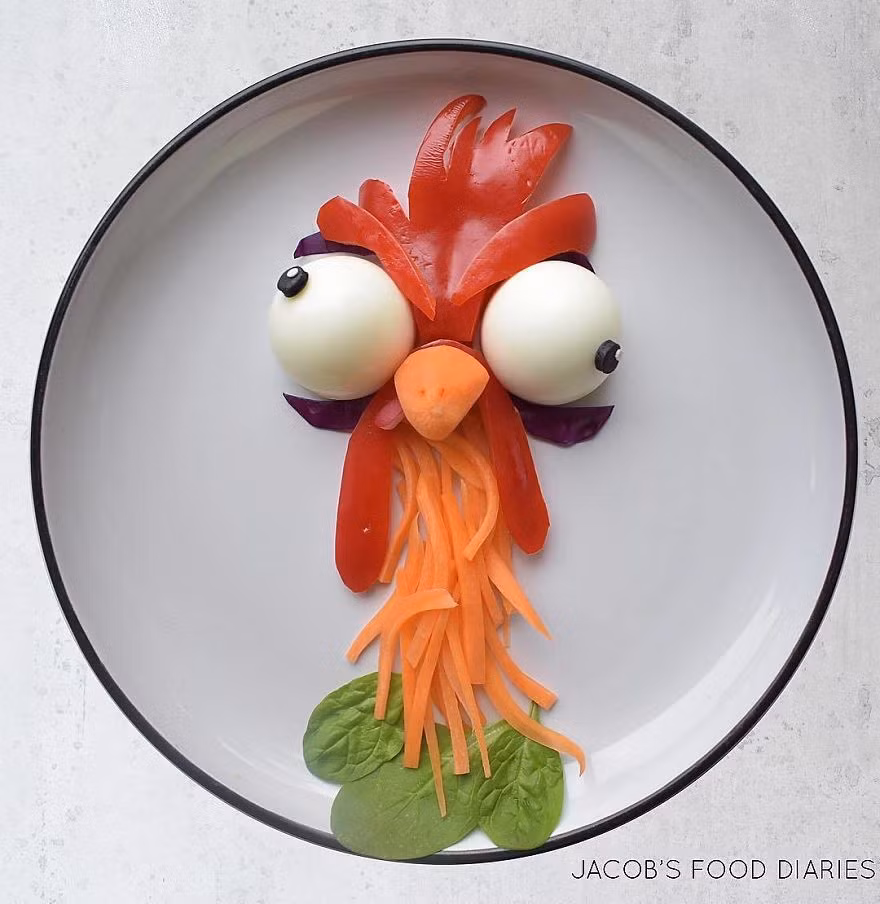 Cứ vài ngày, cậu bé Jacob lại hỏi mẹ rằng có thể biến món ăn này thành một nhân vật hoạt hình trong phim, sách hay đồ chơi mà cậu đã xem không?