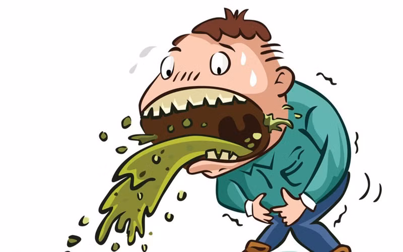 Buồn nôn và chán ăn: Bạn có thể cảm thấy buồn nôn và chán ăn hoặc mất cảm giác ngon miệng khi ăn do sự rối loạn bài tiết ở gan.