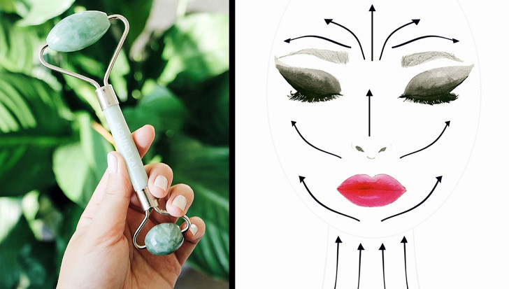 Một trong bí quyết làm đẹp hàng đầu của phụ nữ Trung Quốc là massage hàng ngày bằng con lăn ngọc bích: Trước đây, có 2 tiện ích: một con lăn ngọc bích để xoa bóp huyệt và một viên đá ngọc bích phẳng được sử dụng để giải phóng căng thẳng ở cơ mặt. Ngày nay, những con lăn này được bán trực tuyến và bạn có thể mua dễ dàng để làm đẹp.