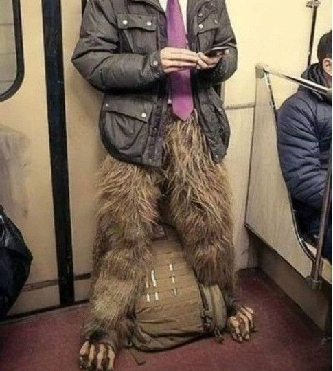 Chiếc quần kỳ lạ này có lẽ được thiết kế cho những bộ phim kinh dị.