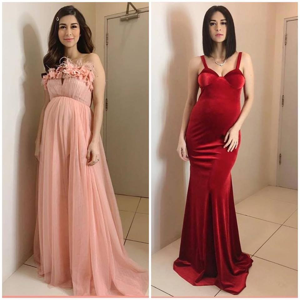 Marian Rivera có vẻ không tăng cân nhiều ở lần mang bầu thứ hai này.