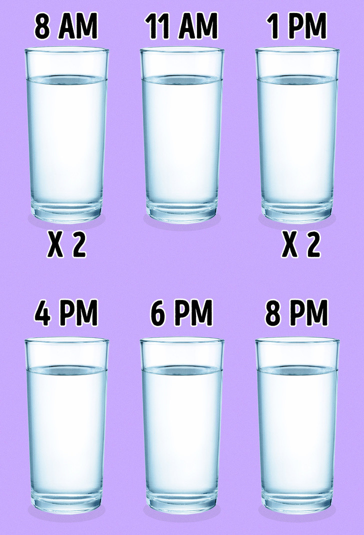 Uống nước: Mất nước là một nguyên nhân phổ biến của chứng đau đầu. Để tránh cơn đau đầu khó chịu hành hạ, hãy bổ sung nước đầy đủ cho cơ thể.