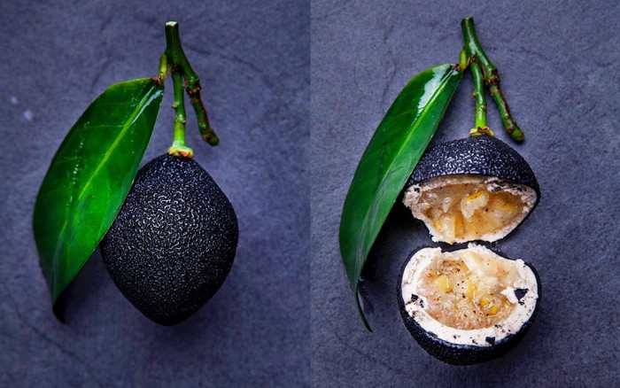 Bánh quả chanh đen ngon miệng.