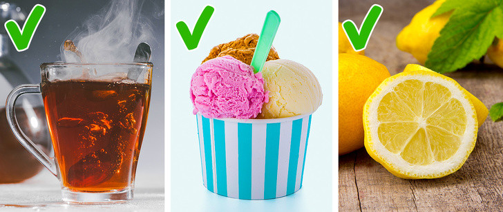 Răng mất đi sự nhạy cảm: Thời gian trôi qua, răng bạn sẽ bớt nhạy cảm hơn với đồ ăn nóng và lạnh. Theo Hiệp hội Nha khoa Mỹ, các dây thần kinh trong răng sẽ co dần lại khi bạn già đi, khiến răng thiếu nhạy cảm với đồ ăn. Thay đổi cơ thể này có thể dẫn đến sâu răng và nhiều bệnh lý răng miệng khác.