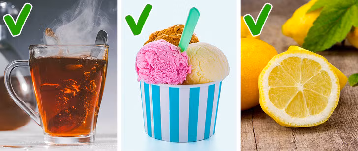 Răng mất đi sự nhạy cảm: Thời gian trôi qua, răng bạn sẽ bớt nhạy cảm hơn với đồ ăn nóng và lạnh. Theo Hiệp hội Nha khoa Mỹ, các dây thần kinh trong răng sẽ co dần lại khi bạn già đi, khiến răng thiếu nhạy cảm với đồ ăn. Thay đổi cơ thể này có thể dẫn đến sâu răng và nhiều bệnh lý răng miệng khác.