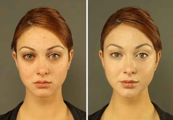 Không phân biệt kem che khuyết điểm và kem làm đều màu da: Kem che khuyết điểm (concealer) dùng để che phủ các vùng da có khiếm khuyết như mụn, sẹo, vết thâm hay nếp nhăn. Kem làm đều màu da (corrector) giúp xử lý các vùng da mẩn đỏ, dị ứng, làm đều màu da. Nên chấm concealer lên vùng da cần che phủ còn khi dùng kem corrector, nên massage khuôn mặt theo chuyển động tròn đều để tăng hiệu quả.