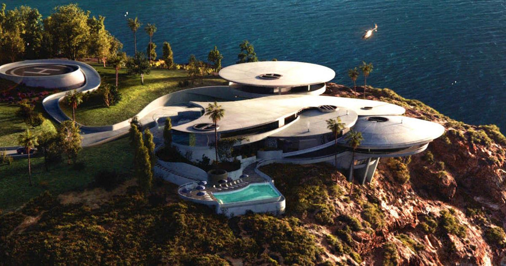 Căn biệt thự của tỷ phú Tony Stark (Iron Man) trong các phim thuộc MCU. Ảnh: Pinterest.