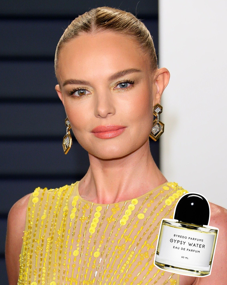 Nữ diễn viên kiêm người mẫu người Mỹ Kate Bosworth thừa nhận rằng cô là fan hâm mộ của một thương hiệu Thụy Điển Byredo và cô đã trung thành với lọ nước hoa có tên Gypsy Water trong nhiều năm. Dòng nước hoa này có mùi hương của đất, rừng sâu và lửa trại.
