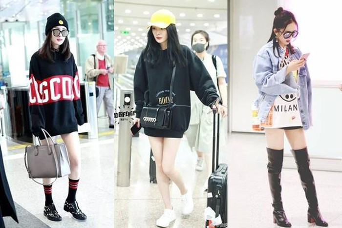 “Nữ hoàng sân bay” hàng đầu C-biz ưu tiên phong cách thời trang trẻ trung, bụi bặm và cá tính.
