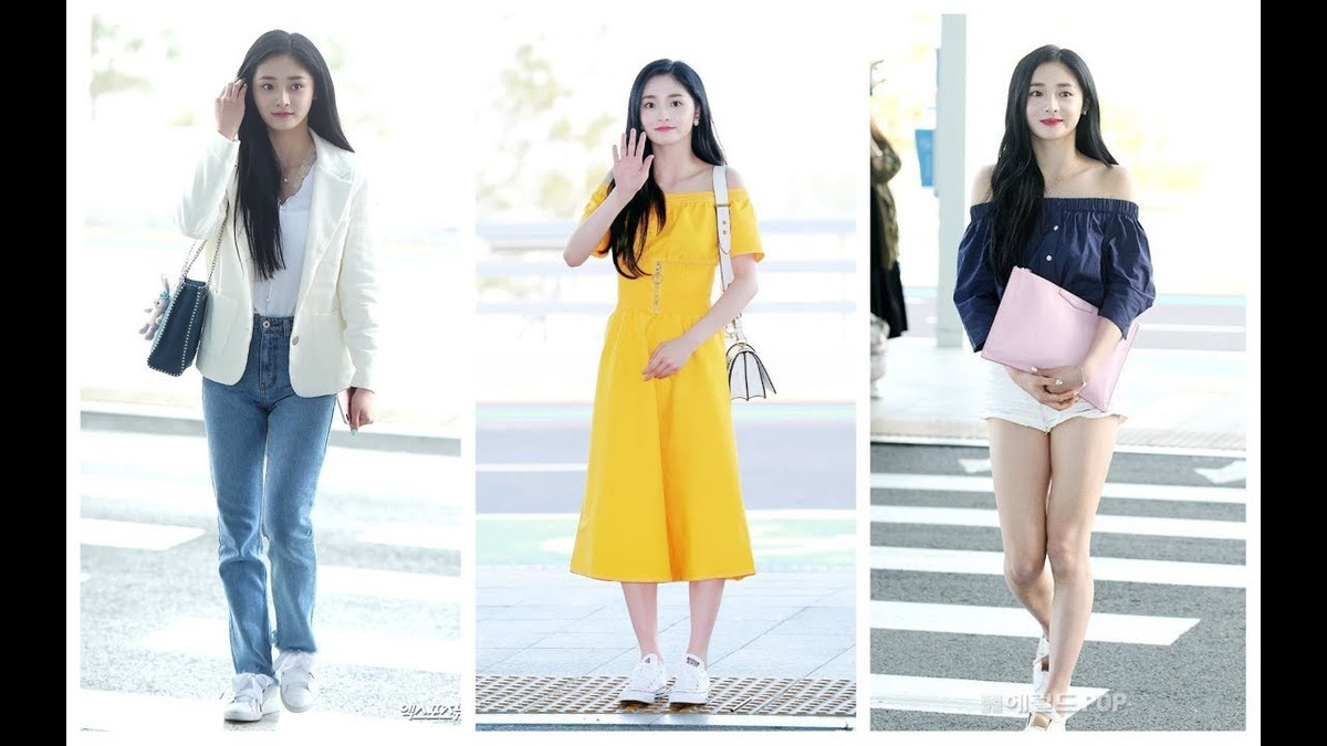 Thời trang xuống phố của Pinky khá đa dạng và trẻ trung.