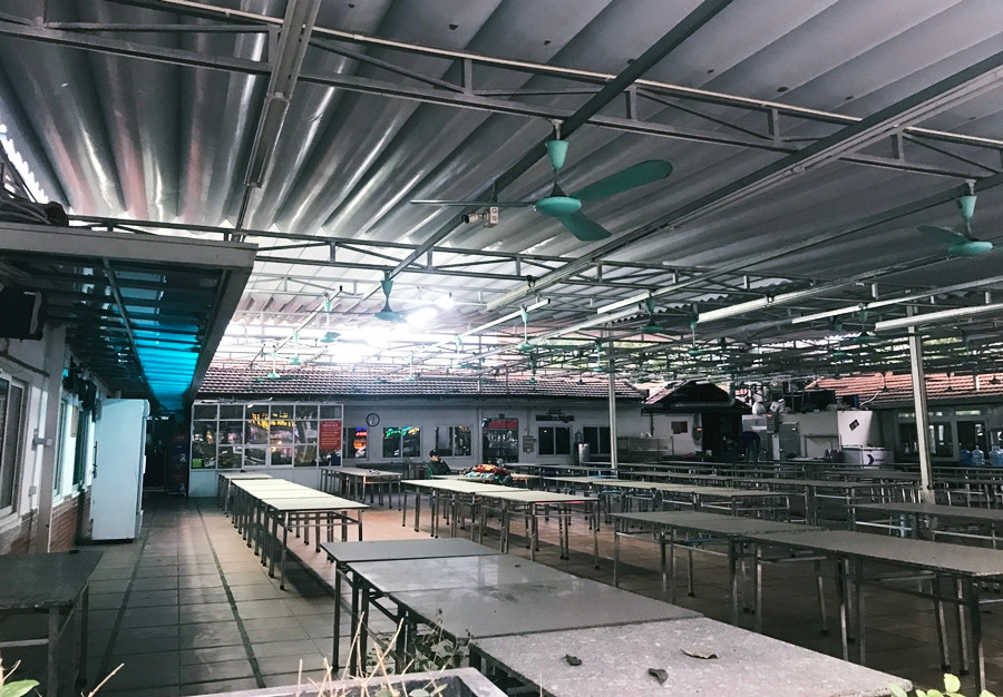 Trong khi đó, lo ngại trước dịch virus Corona nên một số nhà hàng bia khá nổi tiếng trên đường Trần Thái Tông (Hà Nội) hiện vẫn đang đóng cửa im lìm, bàn ghế bụi bặm, lá cây phủ lên bề mặt.