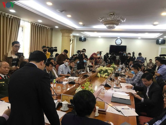 Chiều 14/2, Ban Tuyên giáo tỉnh Vĩnh Phúc tổ chức họp báo để thông tin về công tác lãnh đạo, chỉ đạo và tình hình dịch bệnh Covid-19 trên địa bàn tỉnh.