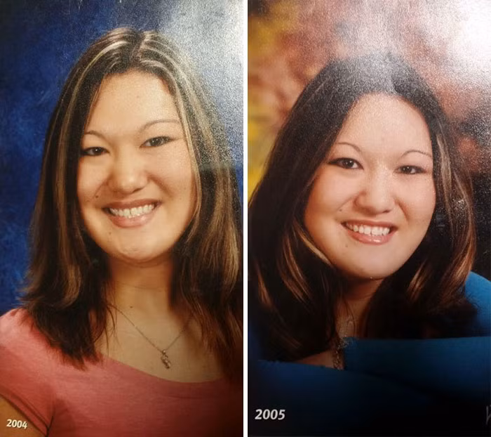 Hình ảnh trẻ trung đúng tuổi của Sara năm 2004 và 2005.