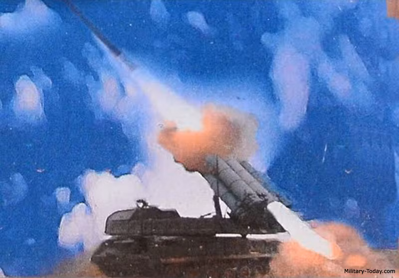 Tổ hợp Buk-M3 bắn thử nghiệm. Nguồn ảnh: Military-Today