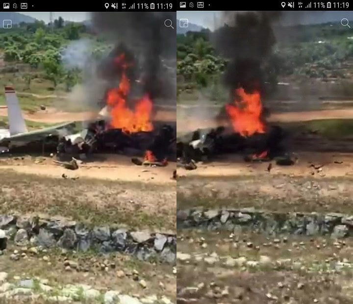 Chủ tịch UBND xã Suối Tân Nguyễn Ngọc Khuê cho biết: "Thời điểm xảy ra vụ tai nạn là 9h sáng nay (14/6). Hiện nay các đơn vị đang khẩn trương bảo vệ hiện trường, chiếc phi cơ sau khi gặp nạn bị cháy. Trên máy bay có hai phi công, một phi công bị kẹt trong máy bay, một phi công bị thương được đưa đên phòng khám khu vực ở địa phương để cấp cứu thì tử vong".