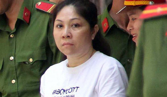 Bị cáo Nguyễn Thị Thu Diệu.