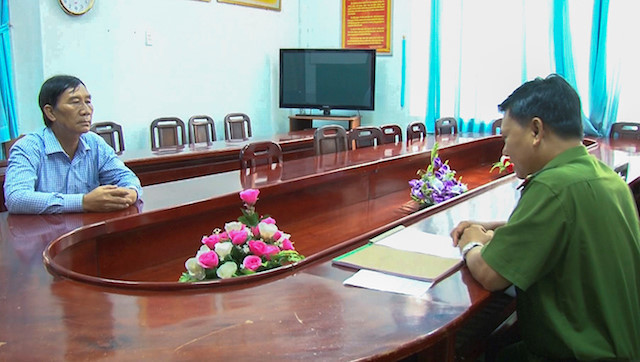 Chủ doanh nghiệp bị xử phạt vì hoang báo mất trộm tiền tỷ. Ảnh: Công an cung cấp.