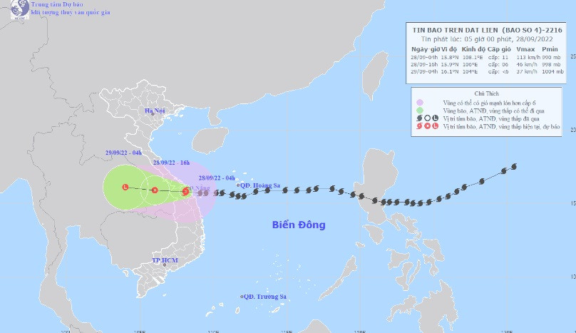 Bao so 4 do bo dat lien: Nhung thiet hai ban dau