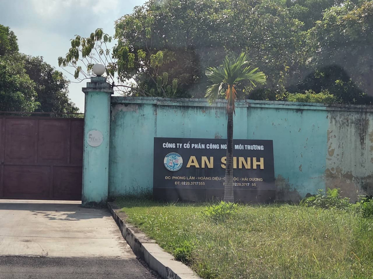 Hai Duong: Cong ty Moi truong An Sinh bi to gay o nhiem