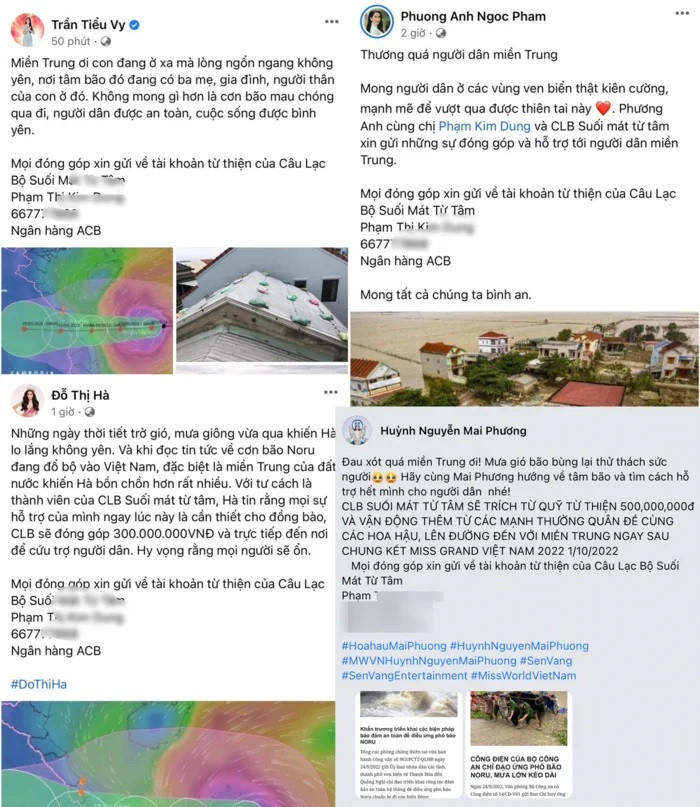 Thuy Tien cung dan nguoi dep keu goi tu thien “nhanh hon bao”: Co dung luat?