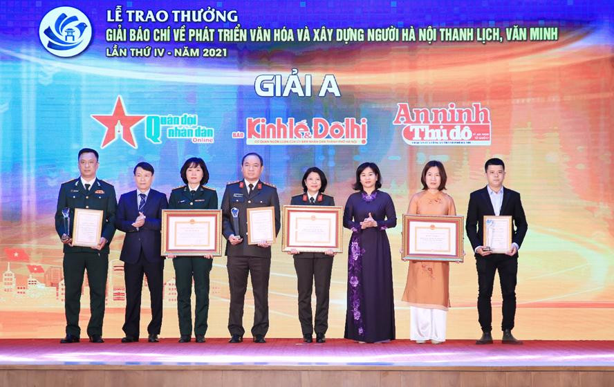 Giai bao chi ve Phat trien van hoa va xay dung nguoi Ha Noi thanh lich, van minh