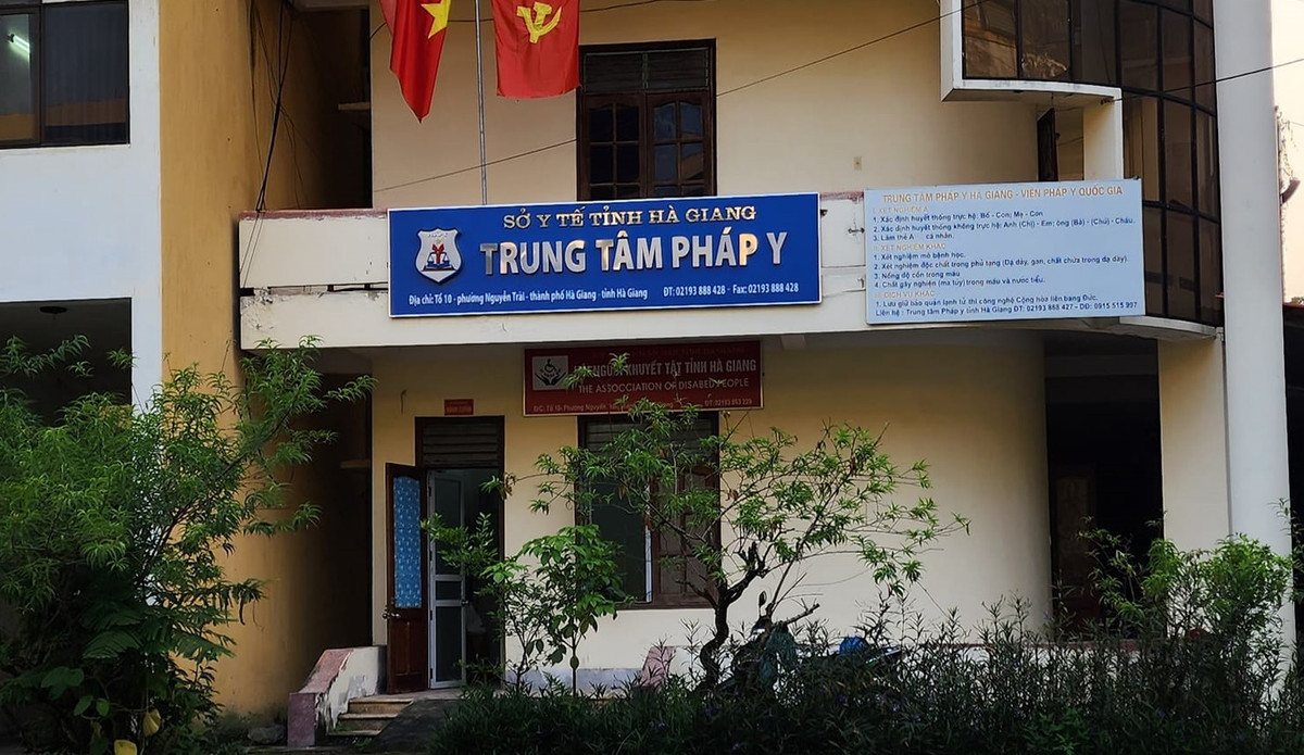 Nữ nạn nhân đã đến Trung tâm giám định pháp y của TP Hà Giang (tỉnh Hà Giang) thực hiện công tác giám định theo quy định của pháp luật.