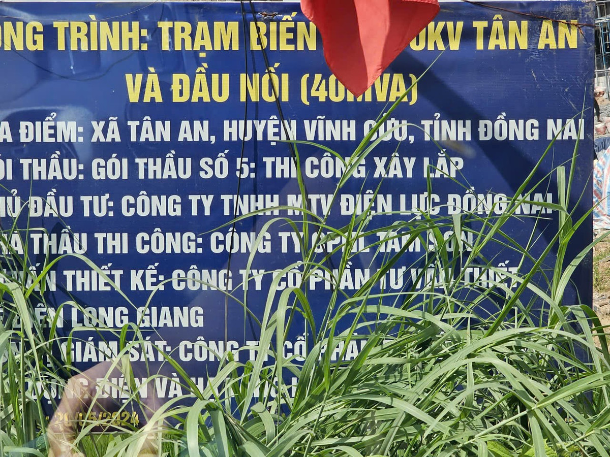 Đồng Nai: Năng lực nhà thầu thi công trạm biến áp 110KV Tam An - Hình 2 Dong Nai: Nang luc nha thau thi cong tram bien ap 110KV Tam An-Hinh-2