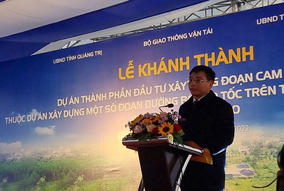 Chính thức thông xe tuyến cao tốc Cam Lộ - La Sơn - Hình 2 Chinh thuc thong xe tuyen cao toc Cam Lo - La Son-Hinh-2