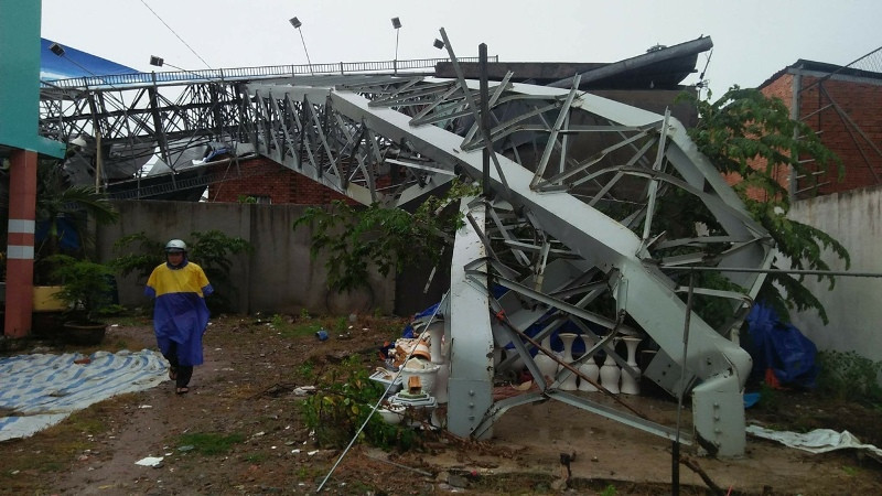 Hiện trường đang được chính quyền địa phương bảo vệ nghiêm ngặt.