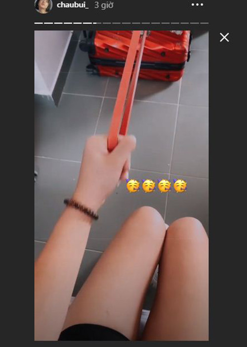 Ở khu cách ly, hot girl có nhiều thời gian để tập thể dục. Trước đó, cô bận rộn đến mức chỉ có 1 tiếng để tập luyện.