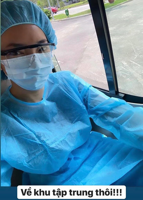 Khi ở Italy, Châu Bùi đã thực hiện các biện pháp phòng dịch Covid-19 như đeo khẩu trang, thường xuyên rửa tay. Tuy nhiên, cô bắt buộc bị cách ly khi về nước.