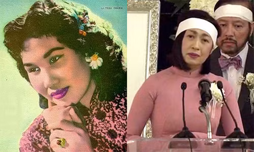 Vi sao con gai danh ca Thai Thanh mac ao dai mau hong trong le tang me?