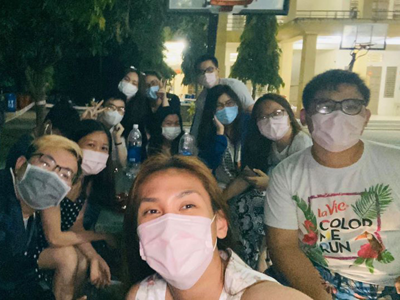 Siêu mẫu thân thiện, gần gũi với mọi người.