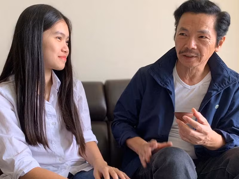 Con gái xinh đẹp ra dáng thiếu nữ của “ông bố quốc dân” Trung Anh Con gai xinh dep ra dang thieu nu cua “ong bo quoc dan” Trung Anh