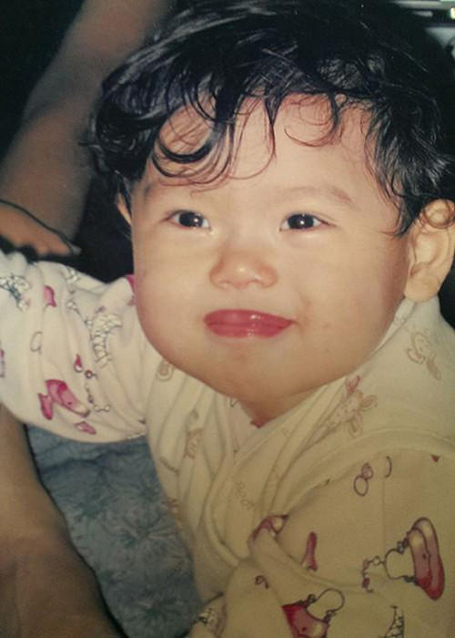 Thục Anh ngày nhỏ vô cùng đáng yêu.