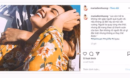 Diem Huong dang anh ben trai la, tin don ly hon lan 2 la that?