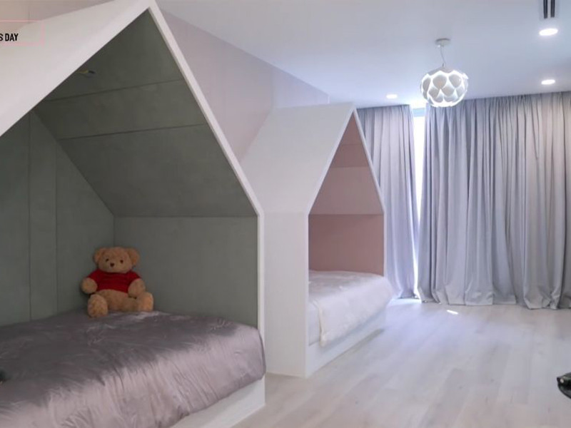 Ngọc Trinh còn chuẩn bị phòng ngủ cho các con dù chưa mang bầu.