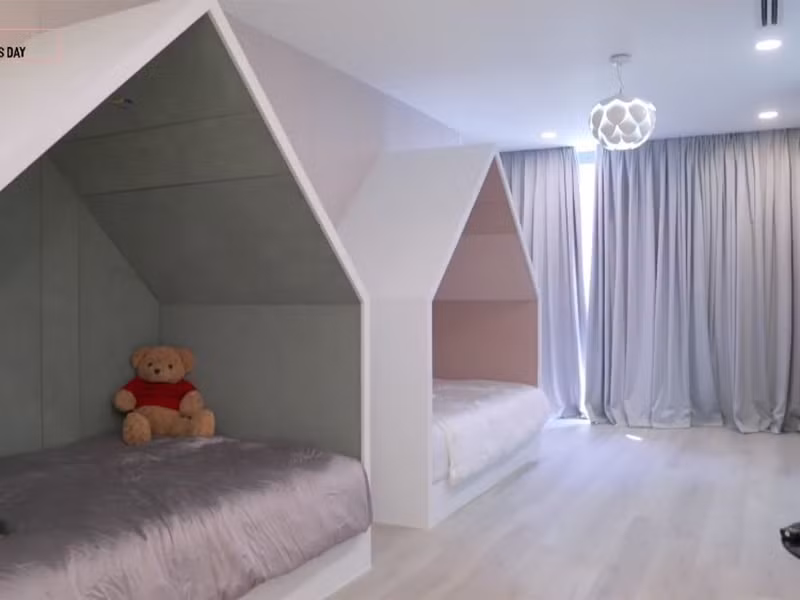 Ngọc Trinh còn chuẩn bị phòng ngủ cho các con dù chưa mang bầu.