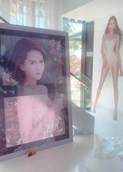 Ngọc Trinh khoe mọi góc ngách của ngôi nhà.