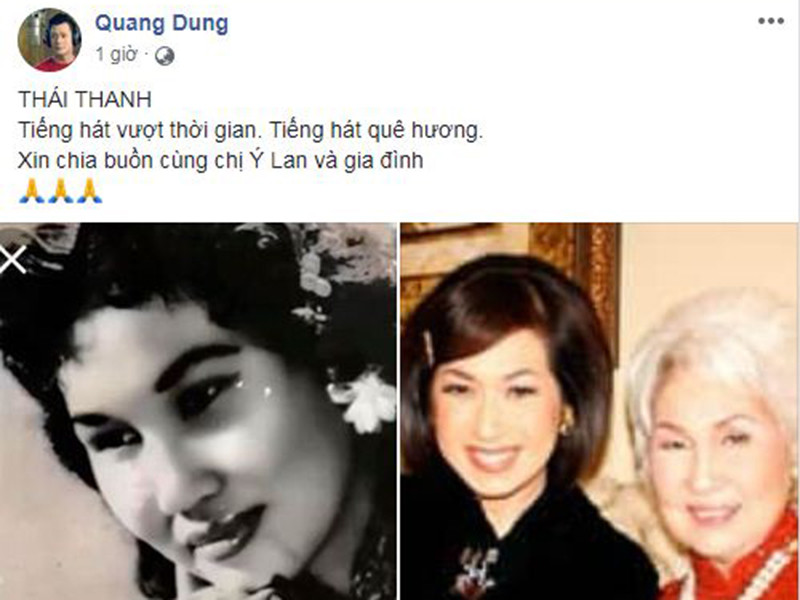 Trong những năm gần đây, bà bị ốm nhiều năm nay do tuổi già sức yếu.