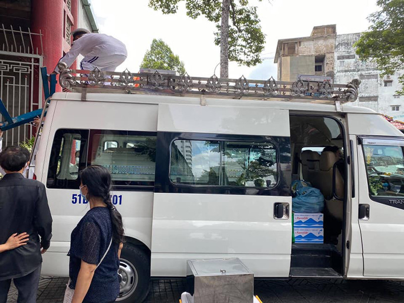 Thi hài của Mai Phương hiện được hỏa táng tại nghĩa trang Bình Hưng Hòa, TP.HCM. Ảnh: Facebook Trịnh Kim Chi