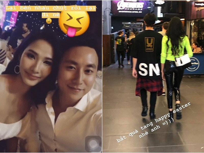 Sau khi chia tay bạn trai ngoại quốc, Hoàng Thùy vướng tin đồn hẹn hò Rocker Nguyễn. Tuy nhiên, cả hai luôn khẳng định chỉ là bạn thân.