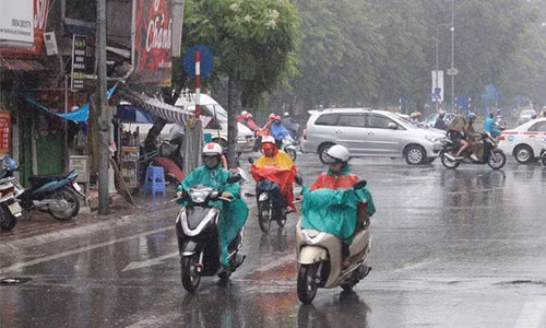 Du bao thoi tiet ngay 17/3: Bac Bo tiep tuc mua ret