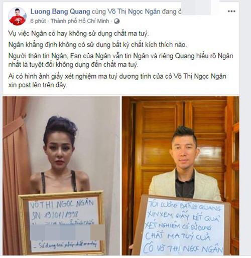 Ngan 98 noi gi khi dinh nghi van bi tam giu vi su dung ma tuy?