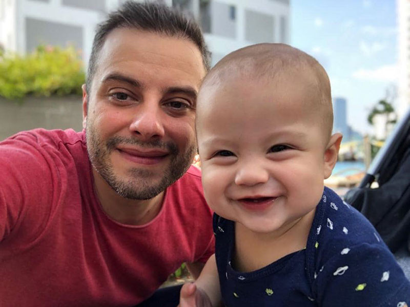 Con trai của Kha Mỹ Vân được đặt tên là Domedico Leone Menghini, tên thân mật là Mao Mao.