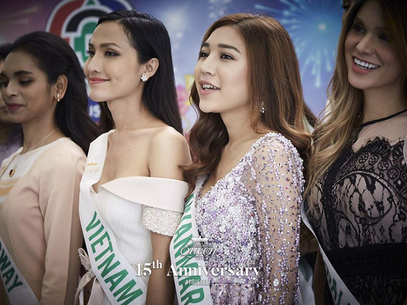 Hoài Sa cùng các thí sinh tham gia nhiều hoạt động trước khi bước vào bán kết diễn ra ngày 5/3.