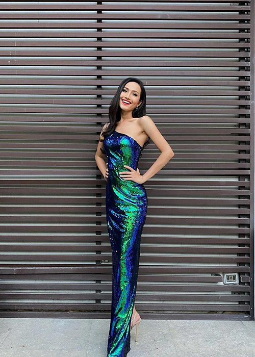 Diện mạo chỉn chu của Hoài Sa làm hài lòng người hâm mộ.