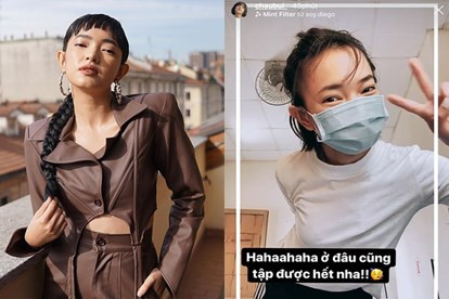 Châu Bùi có gần 2 tuần ở Italy và Pháp. Ngay khi vừa trở về TP HCM vào ngày 5/3, hot girl được đưa đến khu cách ly. Trên VOV, Châu Bùi cho biết, việc cách ly sau khi trở về từ vùng dịch là điều hiển nhiên. Đó cũng là trách nhiệm với cộng đồng, dân tộc.