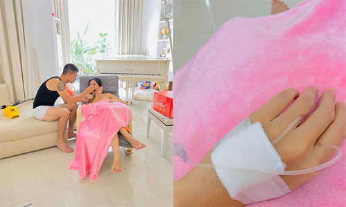 Cong Vinh xot xa dut chao cho vo khi vo phai truyen nuoc